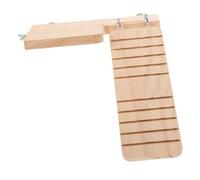 Toyvian Plate-Forme en Bois Massif pour Hamster Échelle Rampante Imperméable, Jouet D'entraînement Antirongeur De Taille Standard 47 Cm, Jeu Suspendu pour Petits Animaux Actifs