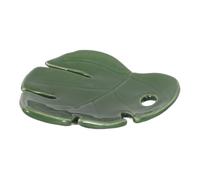 Toyvian Plateau à Bijoux En Céramique Forme Feuille Grand Format, Vide-poches Résistant Aux Taches, Support Bagues Et Colliers, Rangement Décoratif Pour Chambre Et Salon, Objet Multifonctionnel