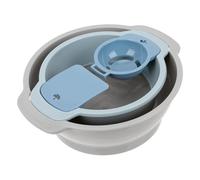 Toyvian Plateau De Coupe pour Jardinage Tamis à Terre Plastique Set De Filtration Manuel Rond Et