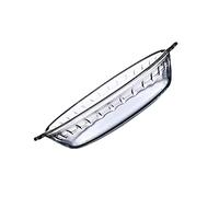 Toyvian Plateau de Cuisson Verre Résistant Chaleur pour Four et Micro-ondes Plat de Cuisson Transparent pour Riz et Fruits Vaisselle Pratique et Facile à Nettoyer