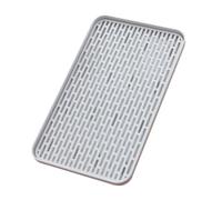Toyvian Plateau de Drainage PP Double Petit Format Bac Multifonctionnel pour Égouttoir Vaisselle Fruits et Rangement Cuisine Réutilisable