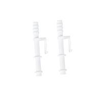 Toyvian Plateau en Plastique planteur Plateau de Soucoupe végétal Plateau rectangulaire Tampon de Drainage bac Blanc Pied de Pot de Fleurs Plateau de Soucoupe de Plantation Blanche