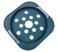 Toyvian Plateau Mobile pour Réservoir de Gaz roulettes Universelles, Support Pratique en Métal pour Bonbonne de Gaz, Base Ronde Stable Cuisine et Rangement Sécurisé, 1 Pièce