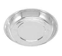 Toyvian Plateau Plat de Pesée Multi-usage en Acier Inoxydable pour Balance Électronique Rond Éclaboussures de Poudre, Cuisine et Laboratoire
