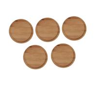 Toyvian Plateau Rond en pour Pot de Fleurs 5Pcs Accessoire Anti-Fuite Adapté pour Intérieur Facile à Utiliser