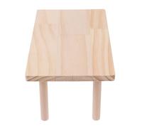 Toyvian Plateforme Bois Massif pour Hamster avec Rampe Et Séparateur Espace Jouet Activité Physique pour Petits Animaux