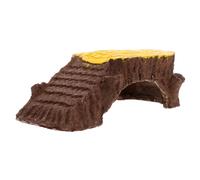 Toyvian Plateforme Tortue Résine Multifonction pour Terrarium Cachette et Aire de pour Reptiles et Petits Animaux Décoration Flottante pour Aquarium Facile à Installer