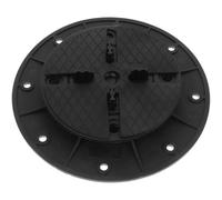 Toyvian Plot de Terrasse Réglable en Plastique Noir pour Support Stable et Design Esthétique, pour Sol Extérieur et Installations en Pierre, Hauteur Ajustable Facile