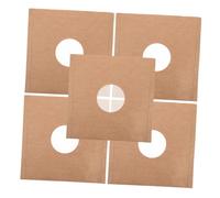 Toyvian Pochettes en Papier Usage Polyvalent Lot de 5 Protection Antistatique pour Disques Vinyles 12 Pouces pour Stockage à Domicile pour Collectionneurs et Djs