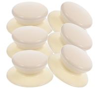 Toyvian Poignée de Couvercle de Casserole Lot de 6 Boutons en Plastique Résistants à Haute Température Compatibles Marmites Poêles Pots à Lait