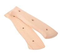 Toyvian Poignée de Rechange en Bois D'olivier Antidérapante pour Couteau Cuisine, Manche Ergonomique 1 Pièce Compatible Coupe-légumes, Accessoire Solide pour Ustensiles Cuisine