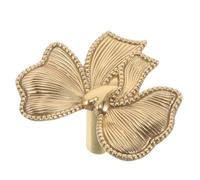 Toyvian Poignée de Tiroir en Laiton Doré Forme Noeud Décoratif Poignée de Meuble pour Commode et Placard Finition Lisse Lot Unique Décoration Intérieure Bébé