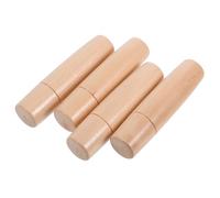 Toyvian Poignées en Massif pour Ustensiles de Barbecue Lot de 4 Poignée Ergonomique Facile à Nettoyer pour Grillades Remplacement de Brosse à Barbecue