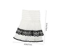 Toyvian Poignets Chiffon Amovibles pour Mariage Accessoires Décoratifs de Manchette Dentelle pour Robes et Pulls Légers et Respirants pour Femme Élégants et Romantiques Lot