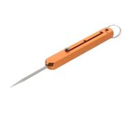 Toyvian Poinçon à Cigare en Alliage de Titane avec Porte-clés Rétractable, Outil Portable pour Améliorer le Tirage et Restaurer le Flux D'air Lors D'occasions de Cigare