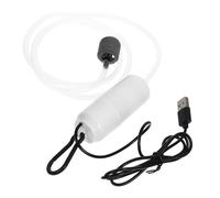 Toyvian Pompe à Air Aquarium USB Silencieuse Aérateur Portable Pompe Oxygène Compacte pour Réservoirs et Bassins Aquatiques Fonctionnement Discret et Alimentation USB Pratique