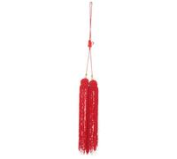 Toyvian Pompon Rouge d'Épée de Tai-Chi pour Arts Martiaux Gland Décoratif Suspendu Solide Ornement à Pompon Vif Compatible Lames d'Entraînement Accessoire Sportif pour Compétition et