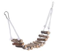 Toyvian Pont en Bois Suspendu pour Reptiles Échelle Décorative pour Lézards en Terrarium, Largeur 7 Cm, Accessoire pour Activité Physique et Escalade, Décor Naturel pour Habitat Reptile