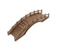Toyvian Pont Miniature en Bois 20x5x5cm pour Décor De Table De Sable Et Jardin Zen Bonsaï