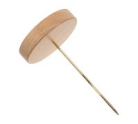 Toyvian Porte-broche de Commande en Bois Massif pour Reçus et Billets | Base en Bois , Rangement Vertical Stable, Sépare les Feuillets, pour Comptoir et Bureau