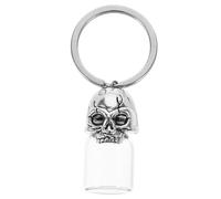 Toyvian Porte Clé Urne Gothique avec Pendentif Crâne Conteneur Souvenir pour Cendres Animaux de Compagnie Ornement Émotionnel