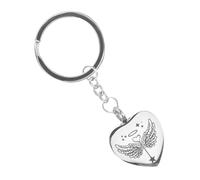 Toyvian Porte Clefs Urne Funéraire Forme de Cœur Inoxydable pour Cendres de Chiens Souvenir Durable et Légèrement Design pour Aux Animaux Défunts
