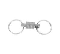 Toyvian Porte Clés à Dégagement Rapide avec Anneaux Mini Rotatif et pour Clés de Maison et Voiture Accessoire Compact pour Usage et Activités Extérieures