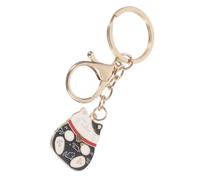 Toyvian Porte-clés Chat Japonais Maneki Neko Porte-clés Porte-clé Décoratif Accessoire Pendentif Cadeau Créatif Noir Léger Élégant