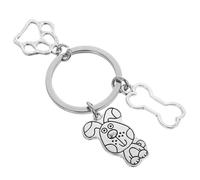 Toyvian Porte-Clés Chien Griffe Mignonne en Alliage de Zinc Pendentif Résistant à l'usure Accessoire Léger et Décoratif pour Clés Paquet à Dos et Voiture Présent Original pour