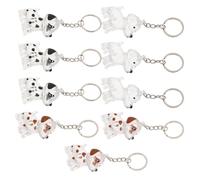 Toyvian Porte-Clés Commémoratif pour Animaux de Compagnie 9 Pièces - Boîte Transparente pour Rangement de Poils de Chien - Accessoire Souvenir Portable pour Mémoire Animale