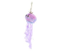 Toyvian Porte-Clés Méduse Porte-Clés Portefeuille Porte-Clés en Peluche Porte-Clés Médaillon Porte-Clés Dessin Animé Porte-Clés Pieuvre Breloque Animal en Peluche Pieuvre en