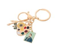 Toyvian Porte-clés Palette de Peinture Pendentif Tournesol Breloque pour Peintres Enseignants et Voyageurs Accessoires Pratiques et Uniques