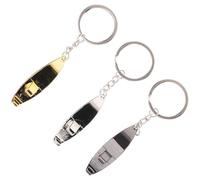 Toyvian Porte-clés Planche de Surf en Métal 3pcs Ouvre-bière, Décoration Intérieure pour Ambiance Estivale Lors de Voyages ou Séjours en Hôtel
