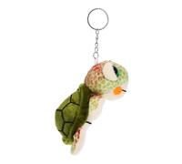 Toyvian Porte-clés Tortue En Peluche Peluche Marine Pour Paquet à Main Et Clés, Accessoire Léger Et Mignon, Décoration Suspendue Verte, Sortie Et Usage Quotidien