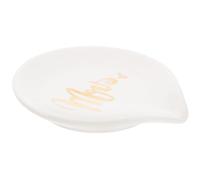 Toyvian Porte-cuillère en Céramique Réutilisable, Repose-cuillère Cuisine Petit Format, Support Stable pour Cuillères, Sachets de Thé et Ustensiles, Accessoire Pratique pour Table Cuisine