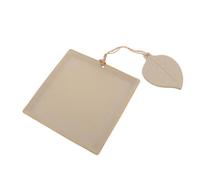 Toyvian Porte-serviettes de Table en Céramique 16,3 X 16,3 Cm Poids de Feuille, Plateau Coupe-vent pour Distributeur Mouchoirs Bureau et Restaurant, Accessoire Compact pour Organisation