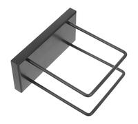 Toyvian Porte-serviettes en Métal et Bois Foncé Rustique pour Table, Support Élégant et Pratique pour Serviettes, pour Salle à Manger ou Bureau