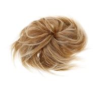 Toyvian Postiche Chignon Décoiffé en Fibre Or pour Coiffure Rapide, Look Naturel et Élégant, Accessoire Cheveux Style Volumineux Couture