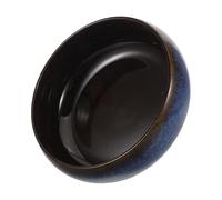 Toyvian Pot à Lotus en Céramique Émaillée 20 CM Bleu Cuisson Artisanale Bol Hydroponique Grand Format pour Plantes Aquatiques Jardinière Rétro pour Intérieur et Culture de Nénuphars