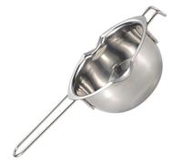 Toyvian Pot Acier Inoxydable pour Fondre Chocolat et Fromage Bol de Fusion Compact et Léger avec Double Bec Verseur Résistant et Facile à Nettoyer pour Cuisine et Pâtisserie