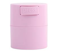 Toyvian Pot de Rangement Mat pour Colle à Extensions de Cils Étui Scellé et Déshumidifiant Capacité 3 Colles Couleur Rose Léger et Portable pour Maquillage et Voyages