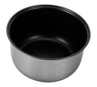 Toyvian Pot intérieur antiadhésif en aluminium pour cuiseur à riz 3L, accessoire de cuisine électrique multifonction, doublure cuiseur avec bonne conduction thermique pour cuisson et maintien au chaud