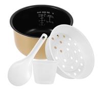 Toyvian Pot Intérieur Antiadhésif pour Cuiseur à Riz Accessoire Polyvalent Alliage Aluminium Remplacement pour Cuisson de Riz Soupe et Gâteau