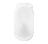 Toyvian Pot pour Garçon Urinoir D'apprentissage Debout Polypropylène Blanc Design Dessin Animé, Entraîneur Urinoir Réglable en Hauteur pour Toilettes D'apprentissage Propreté Chez