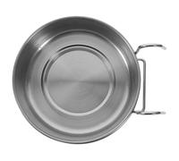 Toyvian pour Chien Et Chat Acier Inoxydable Suspendue Portable Et Amovible Pratique pour Nourriture Et Eau