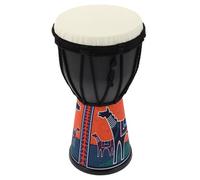 Toyvian pour enfants tambour africain débutant instruments de musique pour enfants Instruments de tambour de main africains djembe Métal