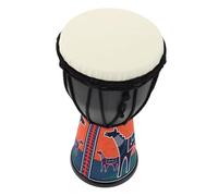 Toyvian pour enfants tambour de djembe en bois pour les enfants tambour à main africain traditionnel débutant pu
