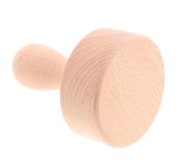 Toyvian Poussoir à Tartelettes en Bois de Hêtre Manche, Presse à Pâte pour Tartes et Biscuits, Ustensile Cuisine Polyvalent pour Pâtisserie et Desserts