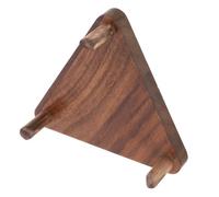 Toyvian Présentoir Ballon Bois pour Football et Basketball Support Antidérapant pour Ballons de Rugby et Volley Étagère de Collection Sportive Polyvalente Pin et Noyer pour Vitrine et