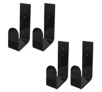 Toyvian Présentoir Mural pour Ceintures de Lutte Lot de 4, Support Acrylique Noir, Adapté aux Ceintures d'arts Martiaux, pour Salle de Sport et Collection à Domicile